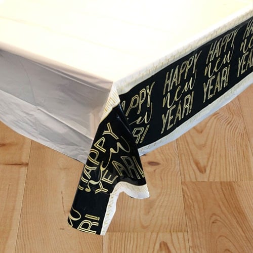 Roaring New Year Plastic Tablecover 213cm x 137cm